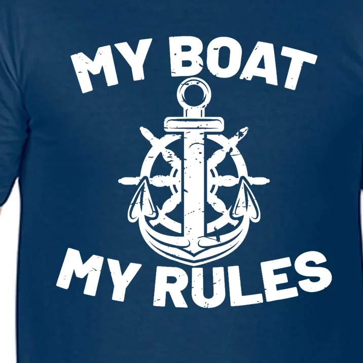 My Boat My Rules - Funny Captain Cruise Gift Comfort Colors T-Shirt