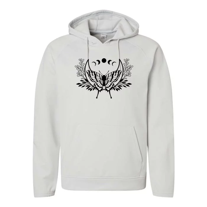 Moon Butterfly Performance Fleece Hoodie