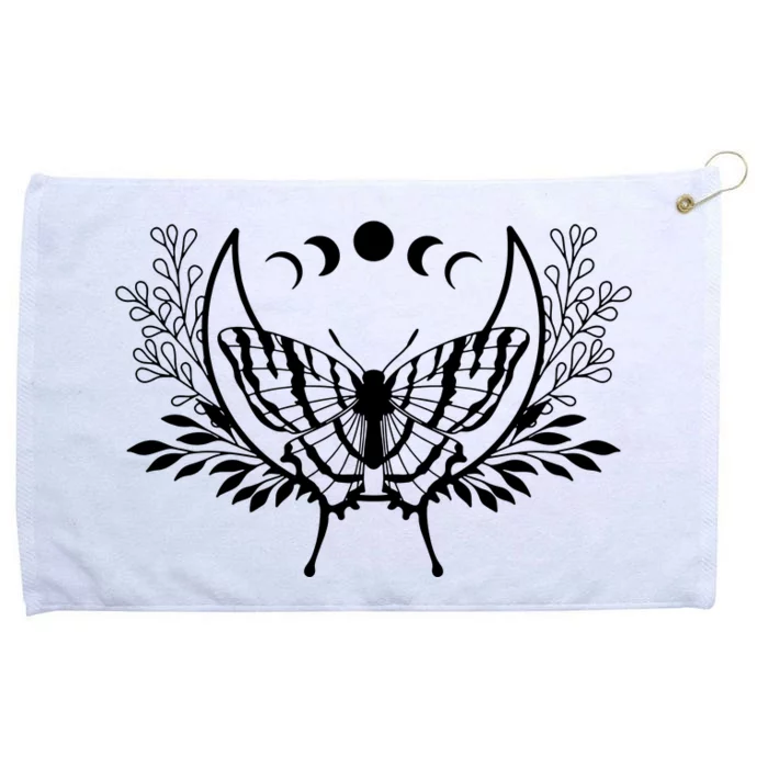 Moon Butterfly Grommeted Golf Towel