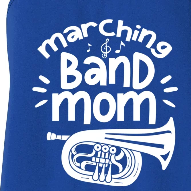 Marching Band Mom Baritone Horn Euphonium Player Gift Women's Racerback Tank