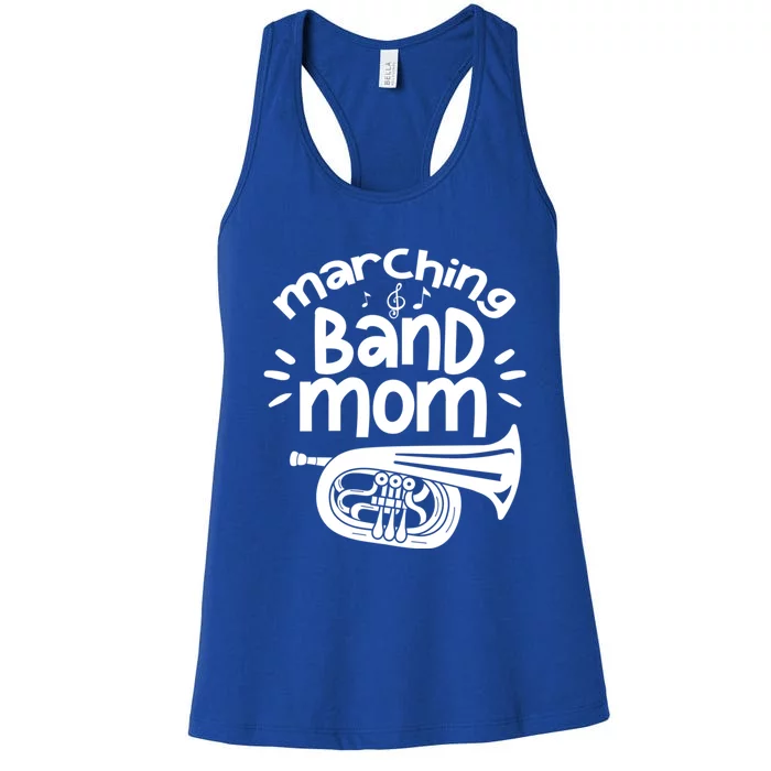 Marching Band Mom Baritone Horn Euphonium Player Gift Women's Racerback Tank