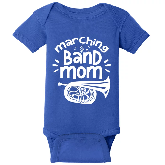 Marching Band Mom Baritone Horn Euphonium Player Gift Baby Bodysuit