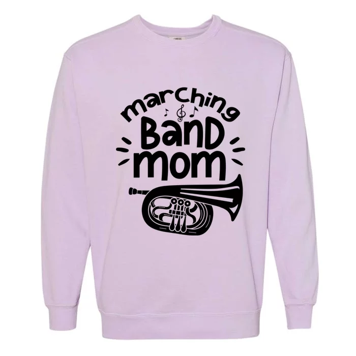 Marching Band Mom Baritone Horn Euphonium Player Gift Garment-Dyed Sweatshirt