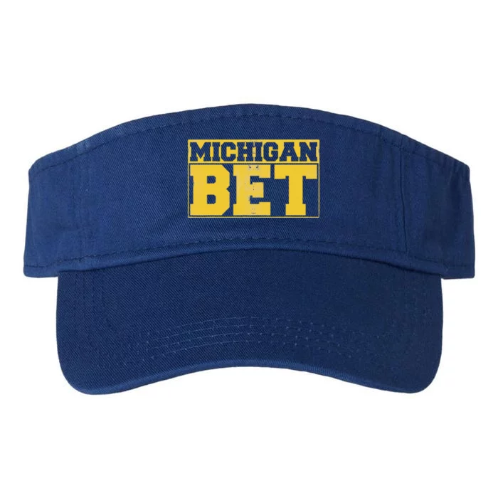 Michigan Bet Valucap Bio-Washed Visor