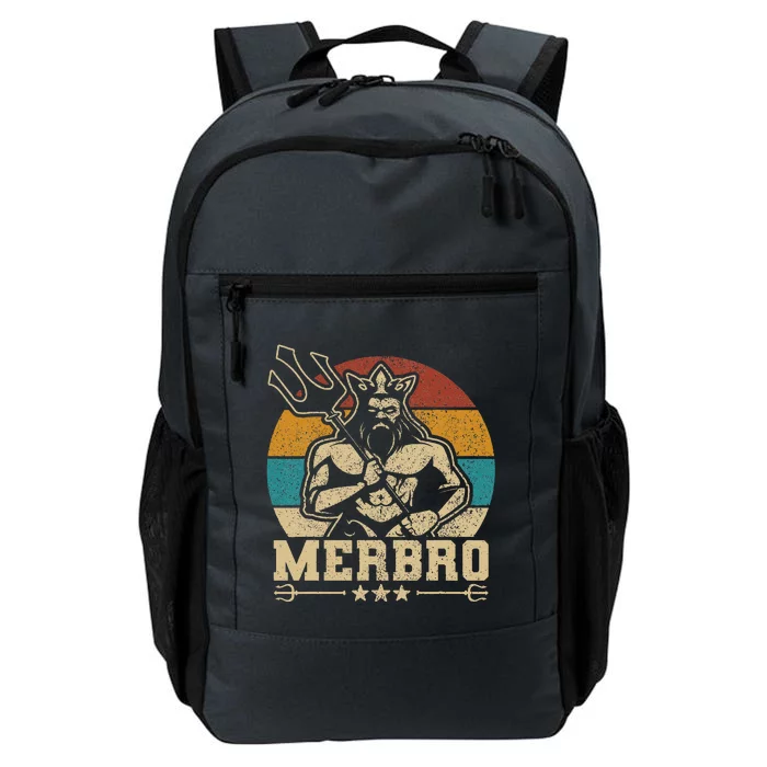 Merbro Brother Mermaid Bro Birthday Costume Tee Party Outfit (1) Daily Commute Backpack