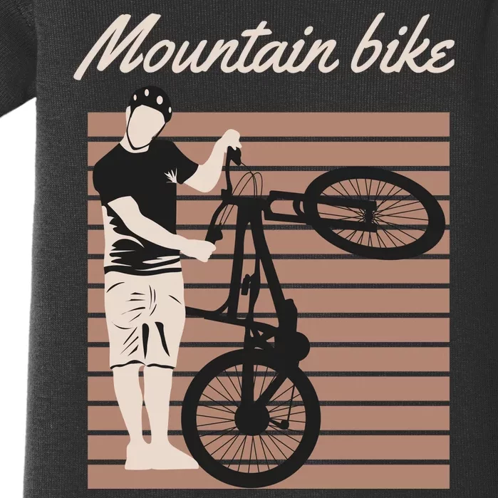 Mountain Bike Baby Bodysuit