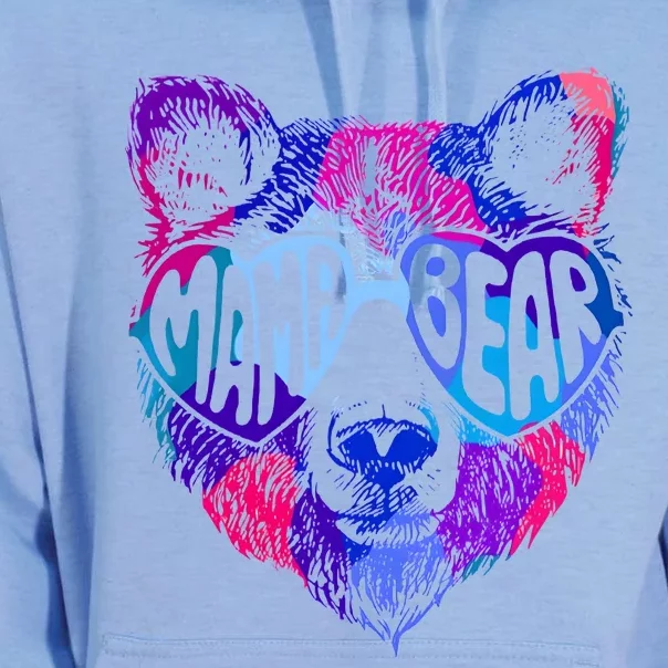 Mama Bear MotherS Day Unisex Surf Hoodie