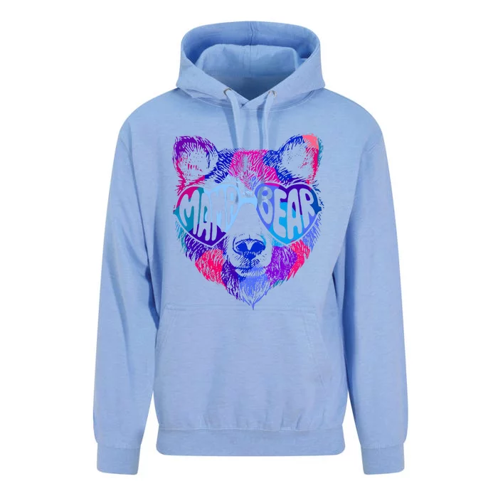 Mama Bear MotherS Day Unisex Surf Hoodie