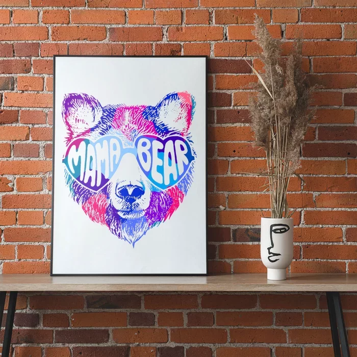 Mama Bear MotherS Day Poster