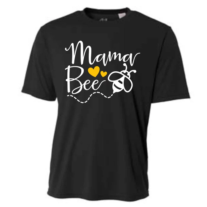 Mama Bee Mommy Bee Mother Bee Love Funny Cute Mothers Day Gift Cooling Performance Crew T-Shirt