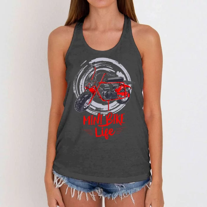 Mini Bike Mini Dirt Bike Mini Bikes For Adults Mini Bike Women's Knotted Racerback Tank