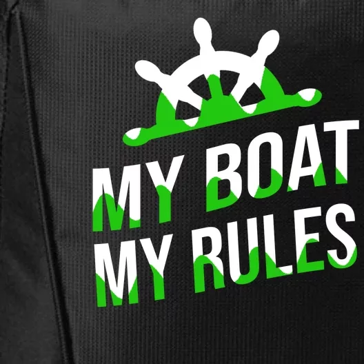 My Boat My Rules City Backpack