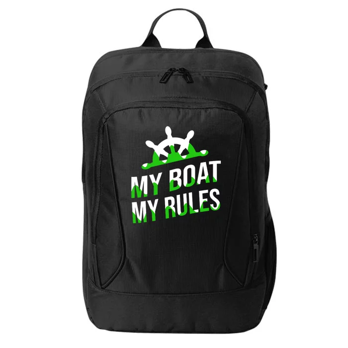 My Boat My Rules City Backpack