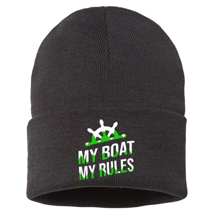 My Boat My Rules Sustainable Knit Beanie