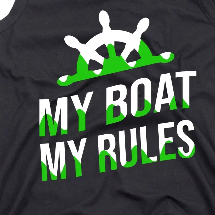 My Boat My Rules Tank Top