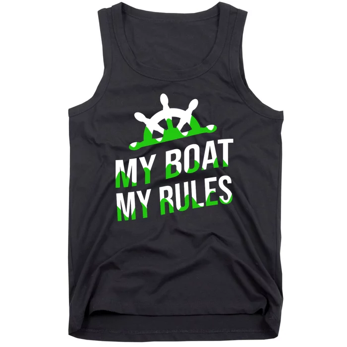 My Boat My Rules Tank Top