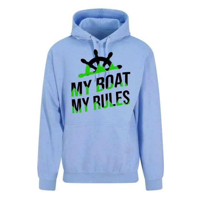 My Boat My Rules Unisex Surf Hoodie