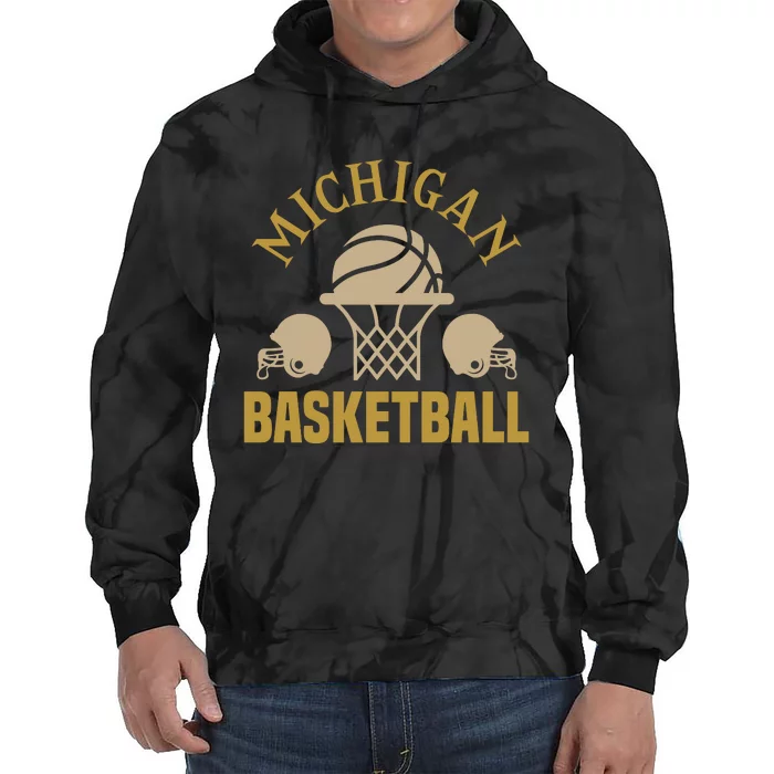 Michigan Basketball Tie Dye Hoodie