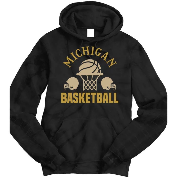 Michigan Basketball Tie Dye Hoodie