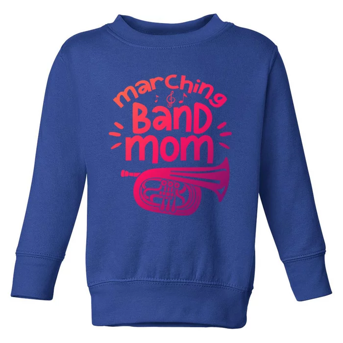 Marching Band Mom Baritone Horn Euphonium Player Gift Toddler Sweatshirt