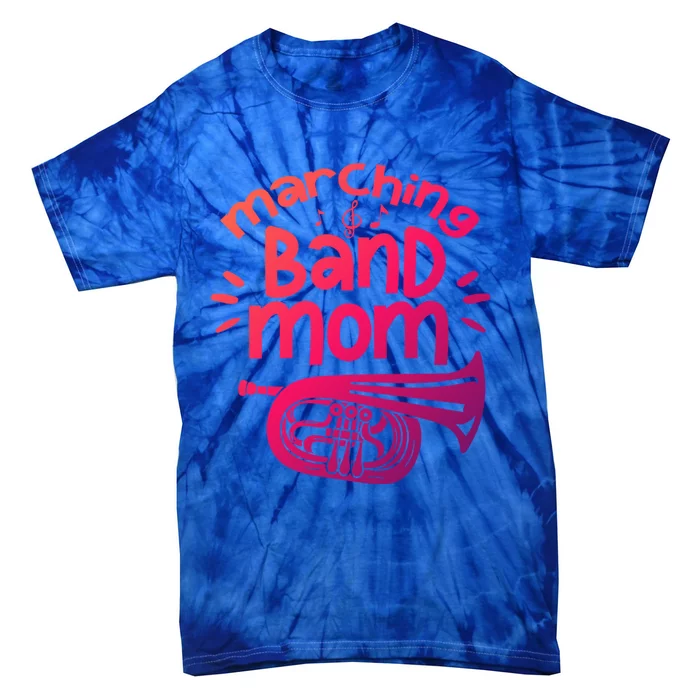 Marching Band Mom Baritone Horn Euphonium Player Gift Tie-Dye T-Shirt