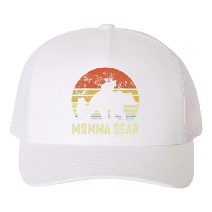 momma bear matching family cub 2 mors day Yupoong Adult 5-Panel Trucker Hat