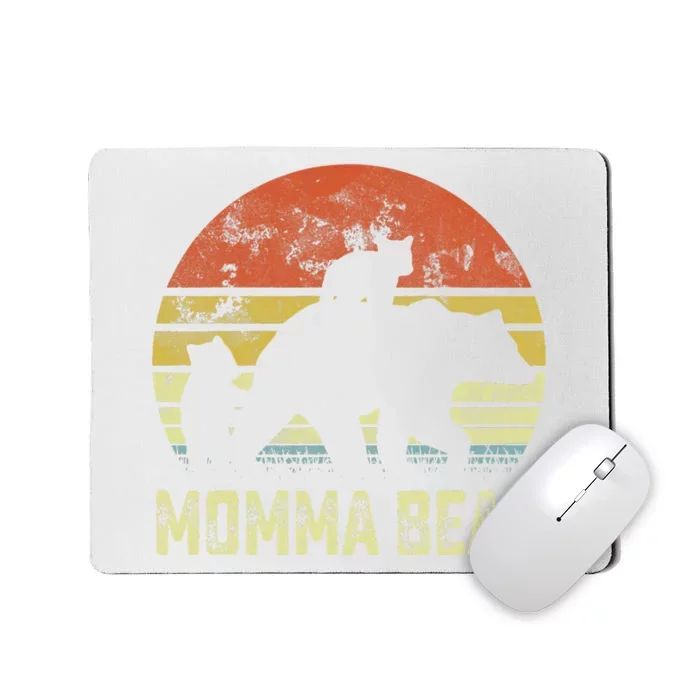 momma bear matching family cub 2 mors day Mousepad