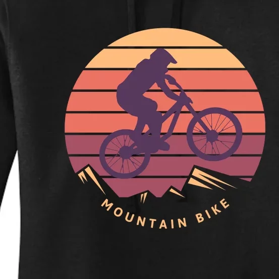 Mountain Bike Women's Pullover Hoodie