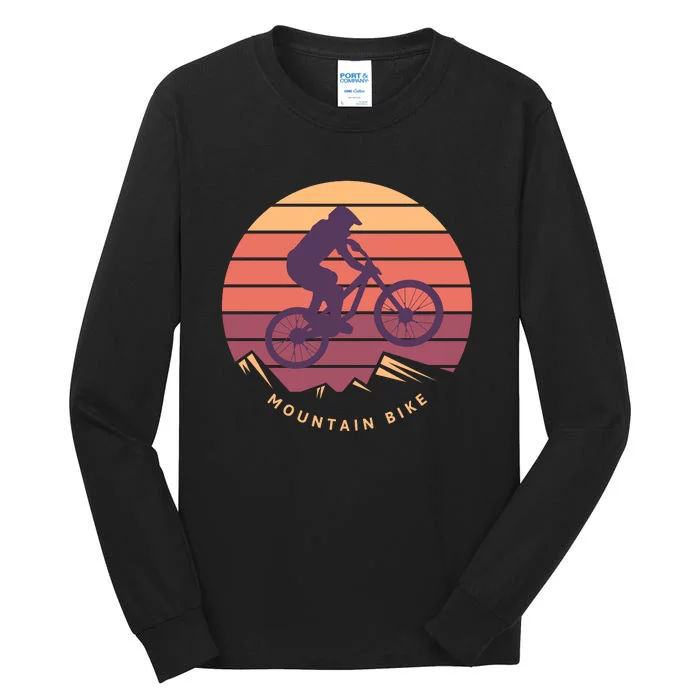 Mountain Bike Tall Long Sleeve T-Shirt