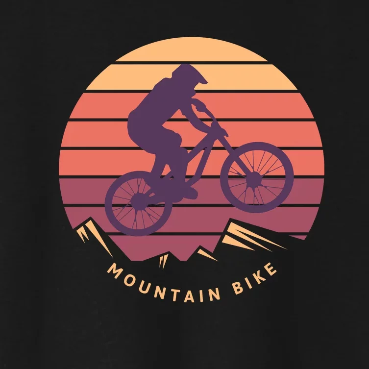 Mountain Bike Women's Crop Top Tee