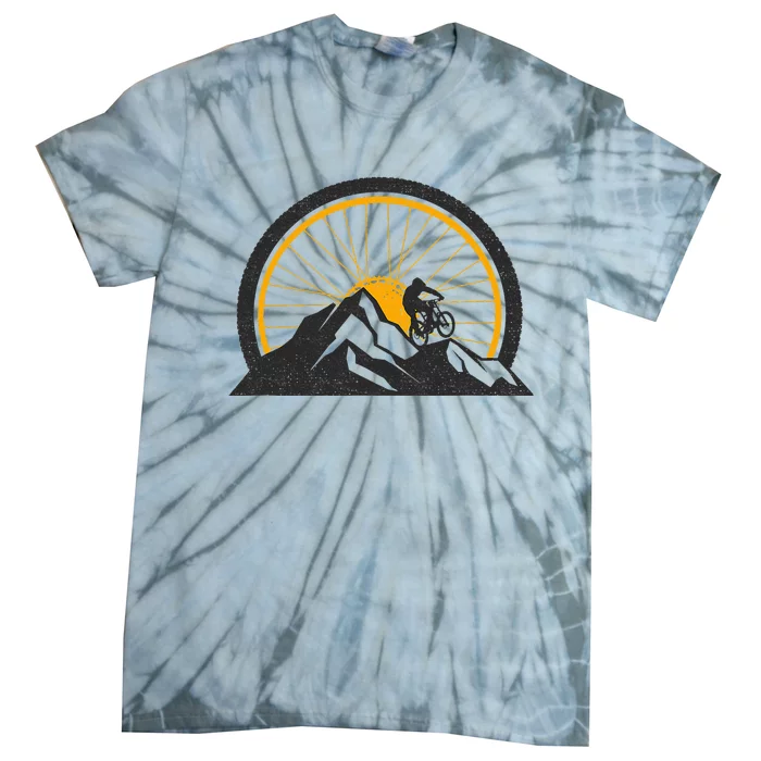 Mountain Bike Mtb Clothing Mtb Mountain Bike Tie-Dye T-Shirt