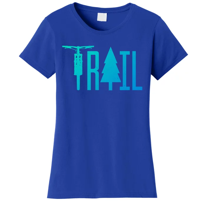 Mountain Bike Mtb Downhill Biking Cycling Biker Gift Cool Gift Women's T-Shirt