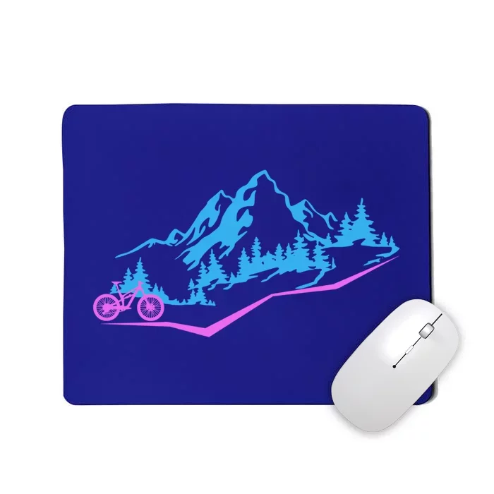 Mountain Bike Mtb Cycling Mountain Biker Biking Cyclist Gift Mousepad