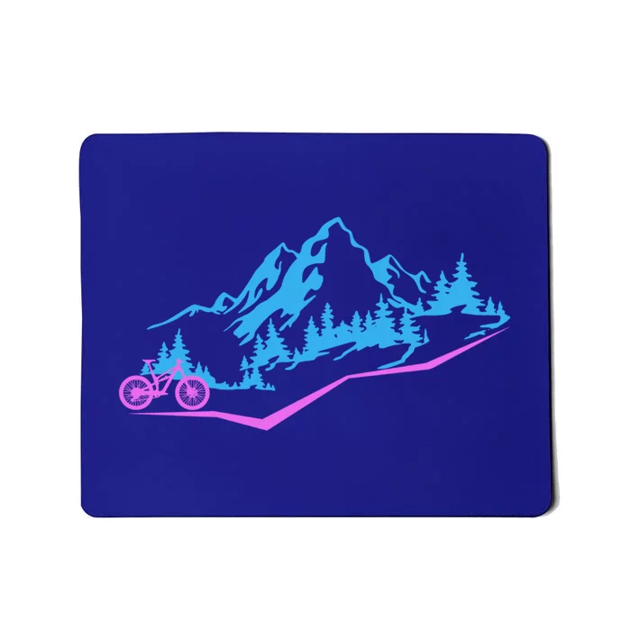 Mountain Bike Mtb Cycling Mountain Biker Biking Cyclist Gift Mousepad