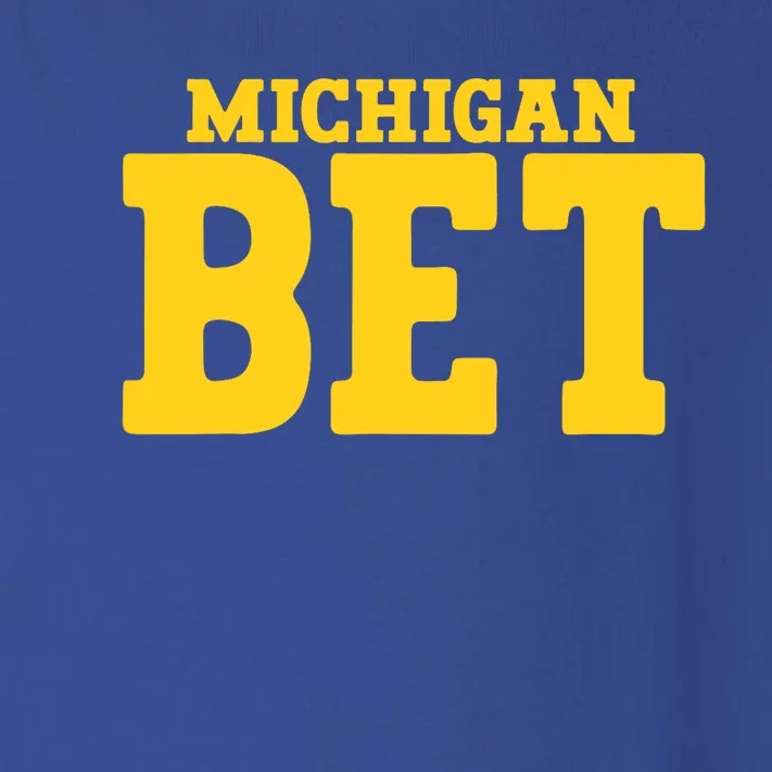 Michigan Bet Toddler Long Sleeve Shirt