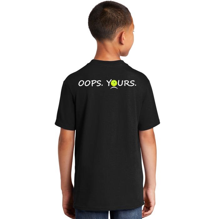 My Boy Might Not Always Swing Watch Your Mouth Front & Back Kids T-Shirt