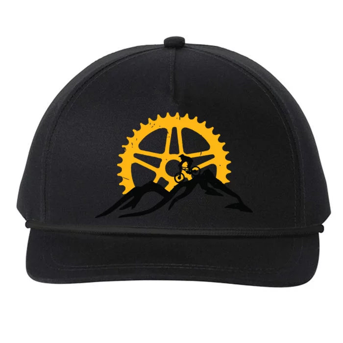 Mountain Bike MTB Downhill Biking Snapback Five-Panel Rope Hat