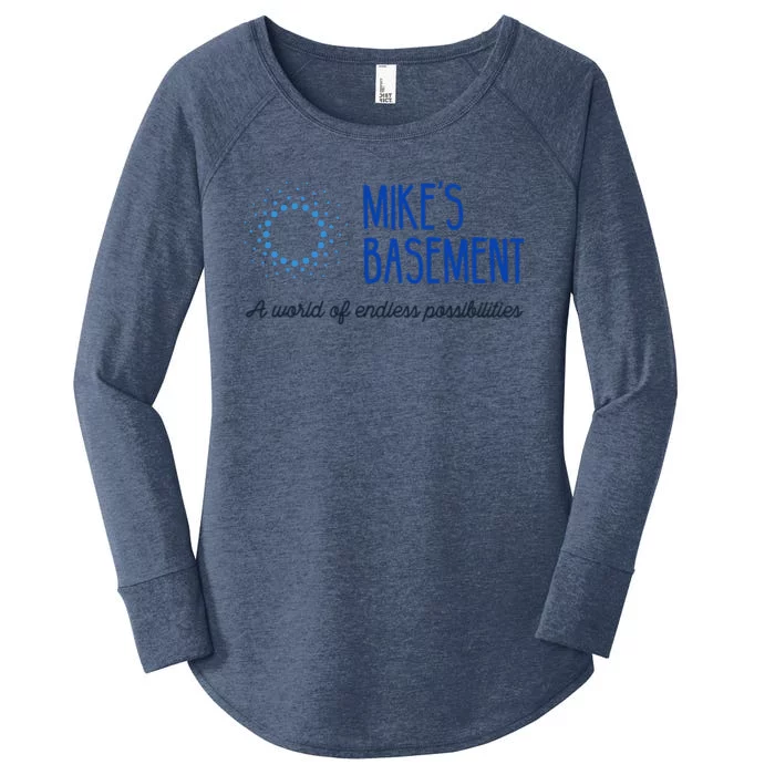 Mike's Basement Women's Perfect Tri Tunic Long Sleeve Shirt