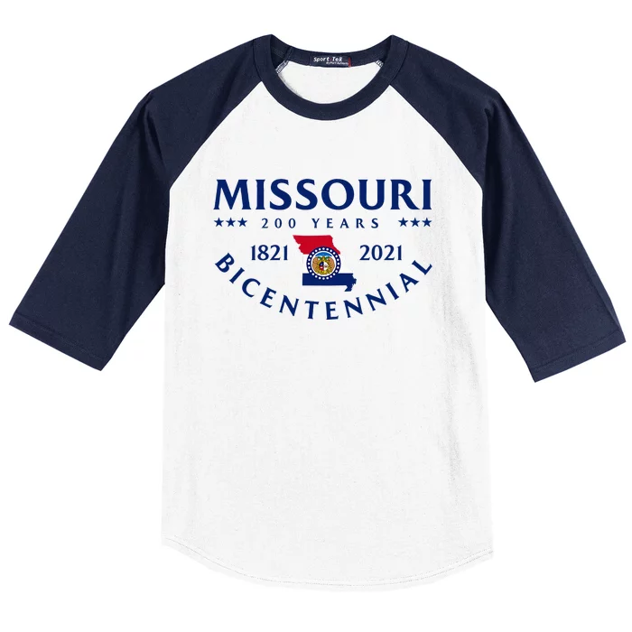 Missouri Bicentennial Baseball Sleeve Shirt