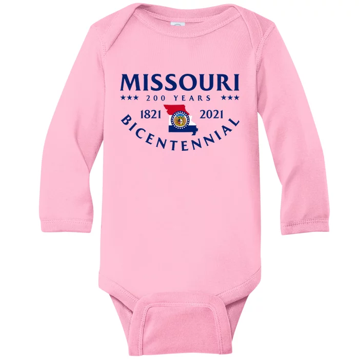 Missouri Bicentennial Baby Long Sleeve Bodysuit