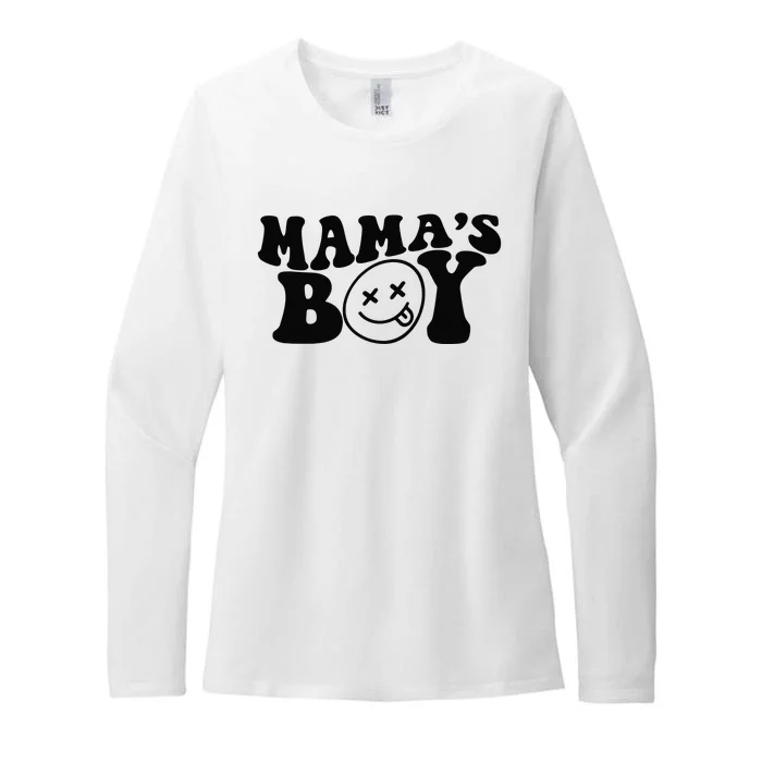 MamaS Boy Womens CVC Long Sleeve Shirt