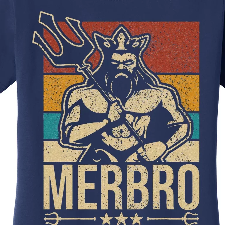 Merbro Brother Mermaid Bro Birthday Costume Party Outfit Gift Women's T-Shirt