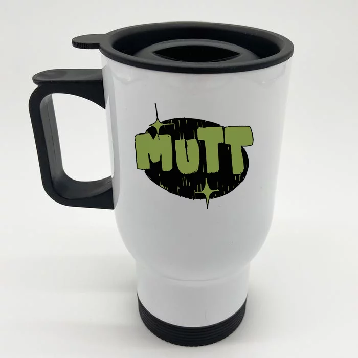 Mutt Bigsquidman Front & Back Stainless Steel Travel Mug