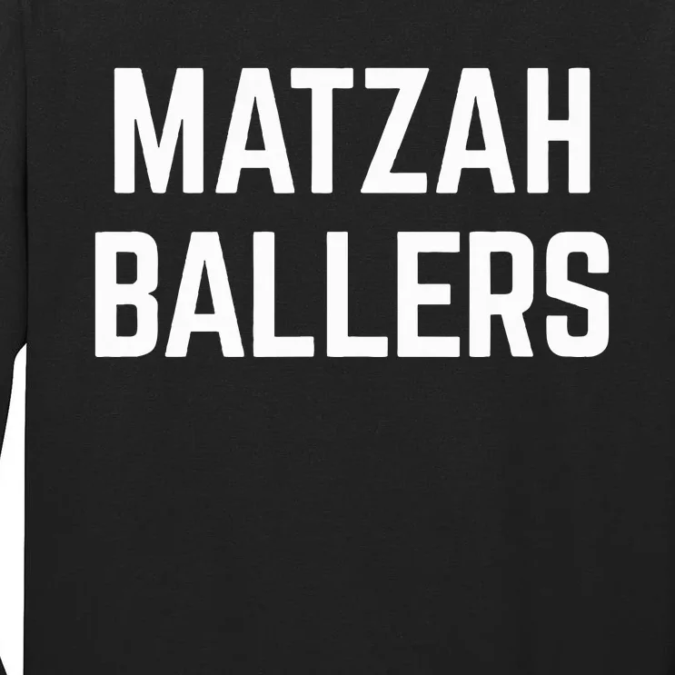 Matzah Ballers Tall Long Sleeve T-Shirt