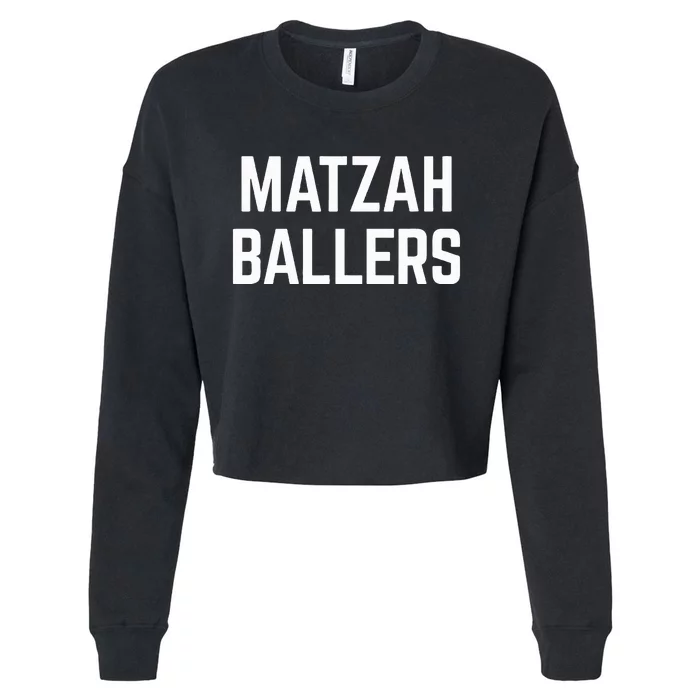 Matzah Ballers Cropped Pullover Crew