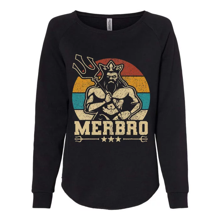 Merbro Brother Mermaid Bro Birthday Costume Party Outfit Womens California Wash Sweatshirt