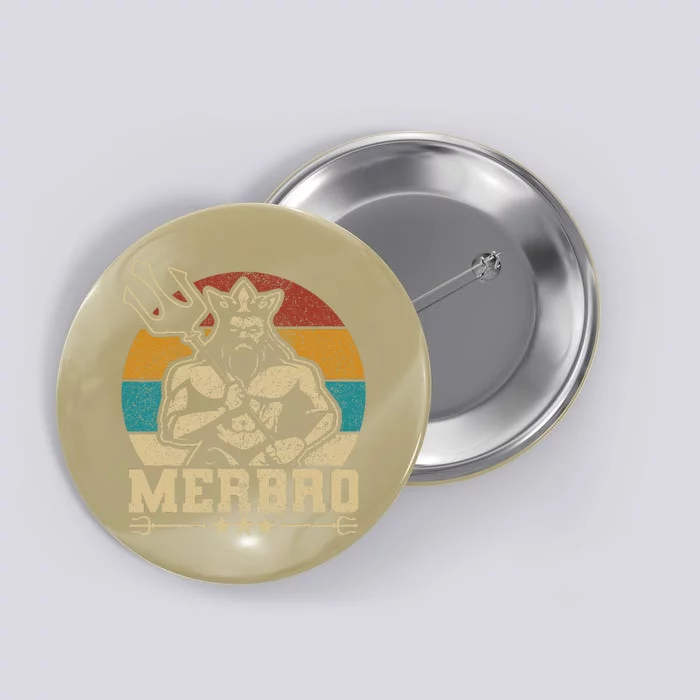 Merbro Brother Mermaid Bro Birthday Costume Party Outfit Button