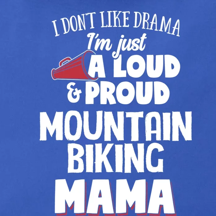 Mountain Biking Mom Design Meaningful Gift Loud And Proud Mama! Meaningful Gift Zip Tote Bag