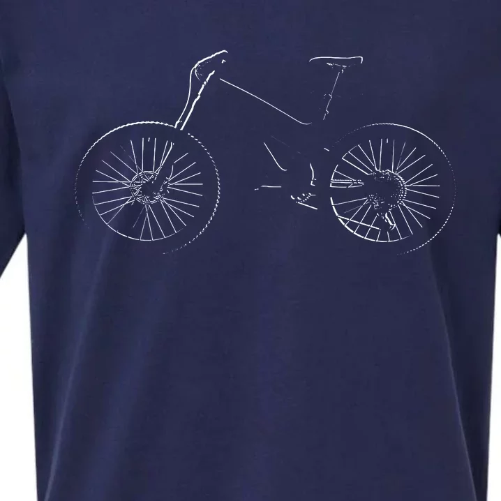 Mountain Bike Mtb T Mountain Bike Sueded Cloud Jersey T-Shirt