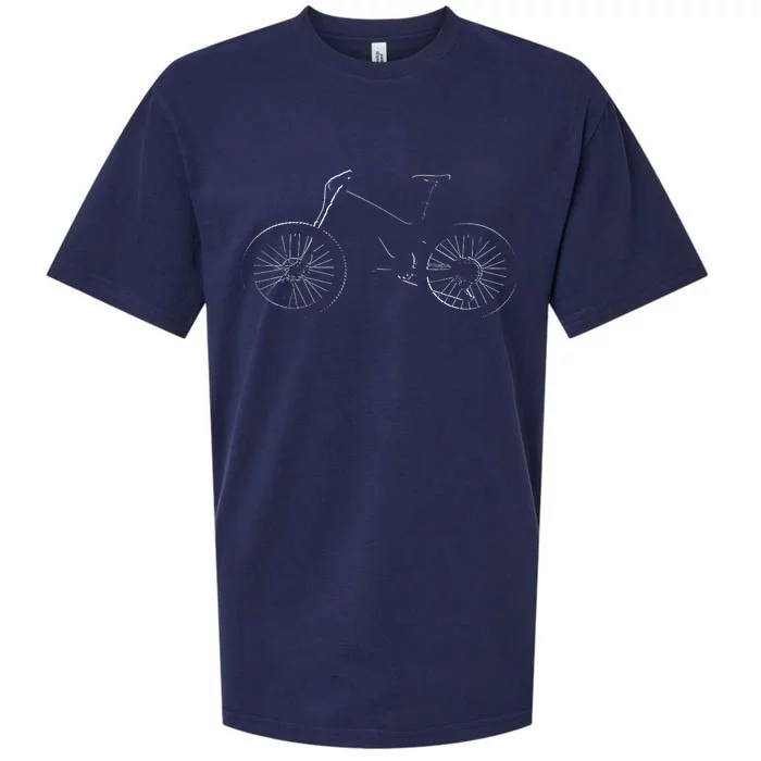 Mountain Bike Mtb T Mountain Bike Sueded Cloud Jersey T-Shirt